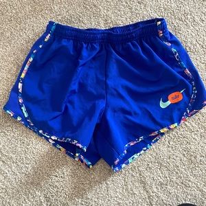 Girls Nike running/soccer shorts. size medium
